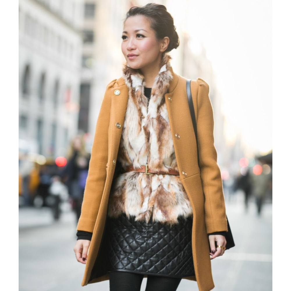 Stevie Mac NY Faux Rabbit Vest